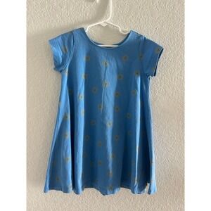 Hanna Andersson Girls Blue Sun Dress Size 5